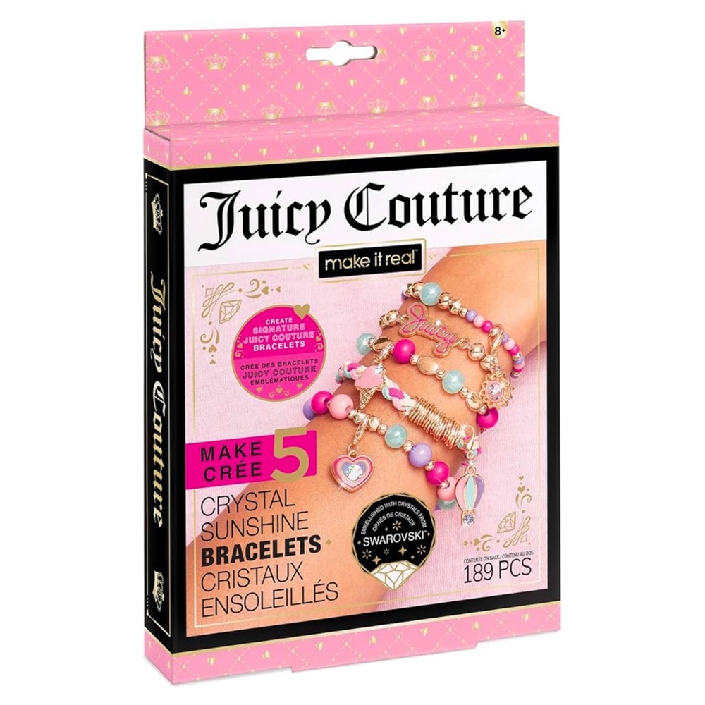 ❌ SALE❌Juicy Couture Mini Crystal Arts & Crafts Bead Kit for Girls - 190 pieces🔥